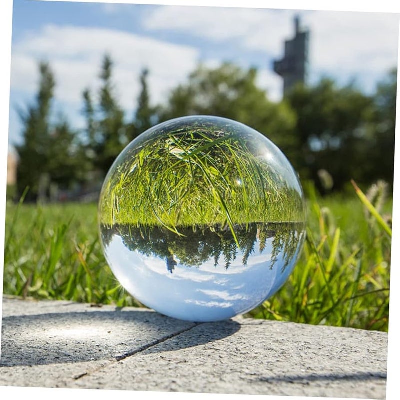 كرة بلورية واضحة لفنغ شوي والتأمل والعرافة والتصوير وتزيين المنزل - Image 2